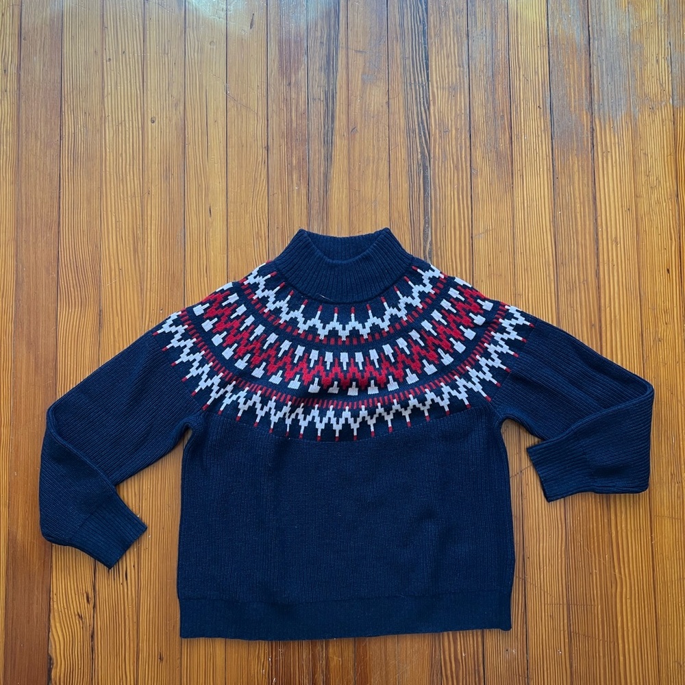 Navy Knit Sweater